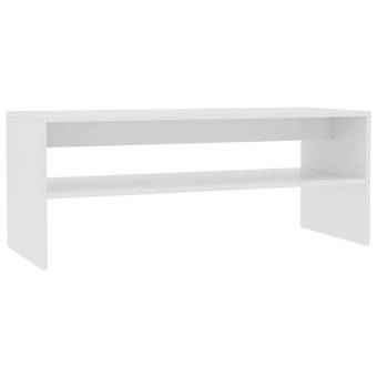 Mercury Row Erica Coffee Table Erica White High Gloss Side Lamp Table